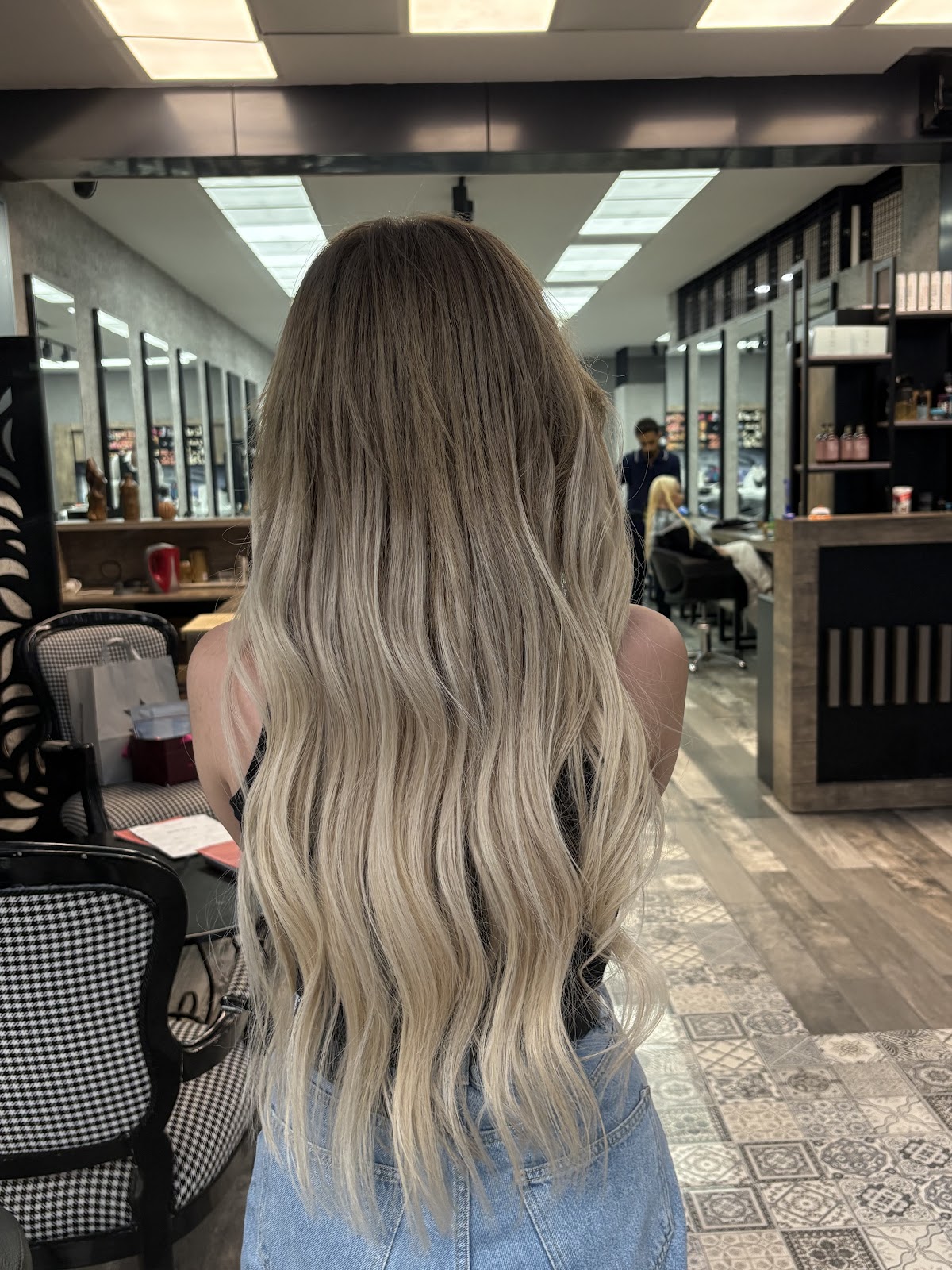 Harun Kaya Hair Palace platinum ombre çalışması